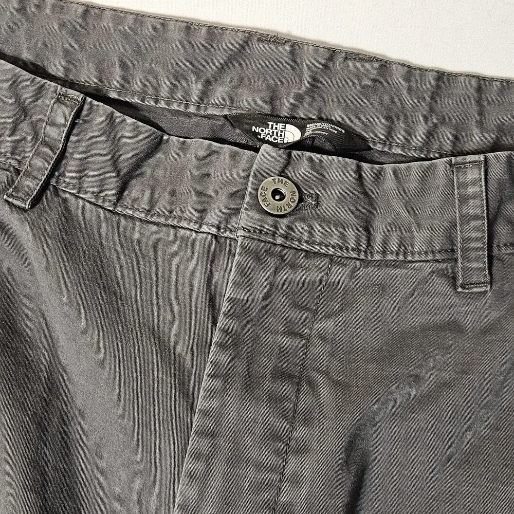 The North Face Men's 5-Pocket Pants‎ 36 Side Zip Gray Hike Fits 36X29